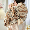 Charger l'image dans la visionneuse de la galerie, Beige / 127 x 152 cm Plaid Ethnique Indien