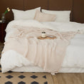 Charger l'image dans la visionneuse de la galerie, Beige / 130 x 160 cm Plaid Tricot Beige