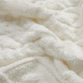 Charger l'image dans la visionneuse de la galerie, Blanc / 130 x 160 cm Plaid Tricot Blanc