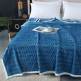 Charger l'image dans la visionneuse de la galerie, Bleu / 100 x 150 cm Plaid Couvre Lit