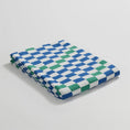 Charger l'image dans la visionneuse de la galerie, Bleu / 130 x 160 cm Plaid Damier