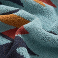 Charger l'image dans la visionneuse de la galerie, Bleu Pastel / 120 x 150 cm Plaid Style Bohème