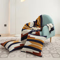 Charger l'image dans la visionneuse de la galerie, Brique / 130 x 160 cm Plaid Artisanal Coton