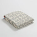 Charger l'image dans la visionneuse de la galerie, Gris / 130 x 160 cm Plaid Ethnique Motif Géométrique