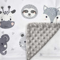 Charger l'image dans la visionneuse de la galerie, Gris Clair / 100 x 75 cm Plaid Bébé Animal
