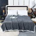 Charger l'image dans la visionneuse de la galerie, Gris Foncé / 100 x 150 cm Plaid Couvre Lit