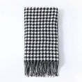 Charger l'image dans la visionneuse de la galerie, Noir / 127 x 152 cm Plaid Pied de Poule