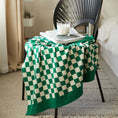 Charger l'image dans la visionneuse de la galerie, Plaid à Carreaux Vert Vert / 130 x 160 cm