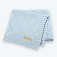 Charger l'image dans la visionneuse de la galerie, Plaid Bébé Tout Doux Bleu / 70 x 90 cm