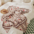 Charger l'image dans la visionneuse de la galerie, #Plaid Beige et Terracotta khaki / 130x160cm