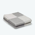 Charger l'image dans la visionneuse de la galerie, Plaid Cachemire Gris Clair / 130 x 180 cm
