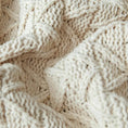 Charger l'image dans la visionneuse de la galerie, #Plaid Canapé Ecru beige / 130x160cm