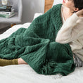 Charger l'image dans la visionneuse de la galerie, #Plaid Gaze de Coton Vert Vert / 130 x 160 cm