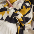 Charger l'image dans la visionneuse de la galerie, #Plaid Gris et Jaune Scandinave Gris / 130 x 160 cm