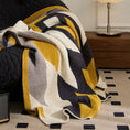 Charger l'image dans la visionneuse de la galerie, #Plaid Gris et Jaune Scandinave Gris / 130 x 160 cm