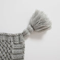 Charger l'image dans la visionneuse de la galerie, Plaid Gris Tricot Gris Clair / 130 x 160 cm