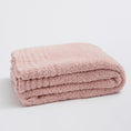 Charger l'image dans la visionneuse de la galerie, #Plaid Microfibre Polaire Rose / 130 x 160 cm