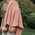 Charger l'image dans la visionneuse de la galerie, Rose / 130 x 160 cm Plaid Rose Tricot