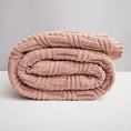 Charger l'image dans la visionneuse de la galerie, Rose / 200 x 230 cm Grand Plaid Doux