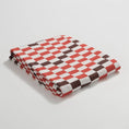 Charger l'image dans la visionneuse de la galerie, Rouge / 130 x 160 cm Plaid Damier