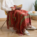 Charger l'image dans la visionneuse de la galerie, Rouge / 130 x 160 cm Plaid Ethnique Rouge