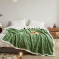 Charger l'image dans la visionneuse de la galerie, Vert / 130 x 160 cm Plaid Coton Vert