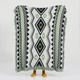 Charger l'image dans la visionneuse de la galerie, Vert / 130 x 160 cm Plaid Ethnique Vert