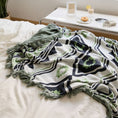 Charger l'image dans la visionneuse de la galerie, Vert / 130 x 160 cm Plaid Ethnique Vert