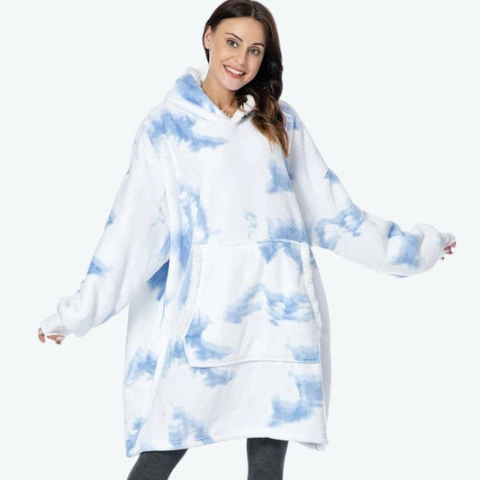 Blanc Sweat Plaid Adulte