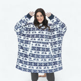 Bleu Sweat Plaid Noël