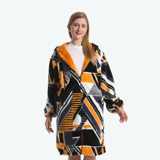 Ethnique Sweat Plaid Motif