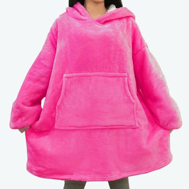 Fushia Sweat Plaid Oversize