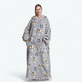 Gris Sweat Plaid Panda