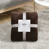 Marron / 100 x 150 cm Plaid Bébé Polaire