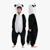 Panda / 7-8 ans Sweat Plaid Garçon