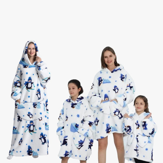 Penguin / Bébé - 60cm Sweat Plaid Animal