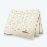 Plaid Bébé Naissance Beige / 80 x 100 cm