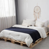 #Plaid Canapé Coloré navy blue / 80x240cm