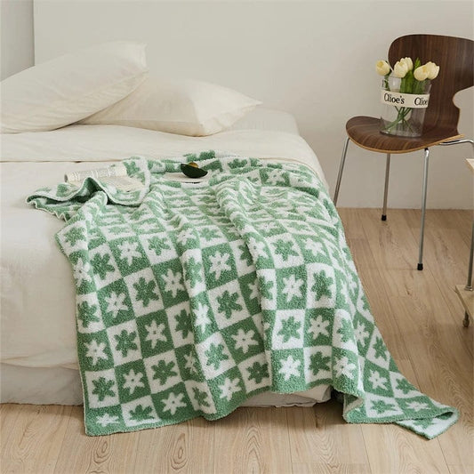 #Plaid Canapé Tendance green / 130x160cm