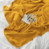 #Plaid Couverture Canapé yellow / 130X160cm blanket