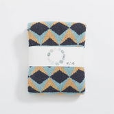 #Plaid Doux Losanges Jaunes as photo / 120 150cm