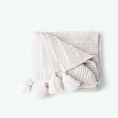 Plaid Effet Scandinave Beige / 130 x 160 cm