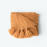 Plaid Effet Scandinave Jaune / 130 x 160 cm