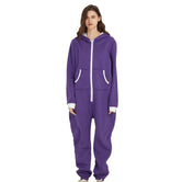Purple / S Pyjama Sweat Plaid