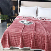Rose / 100 x 150 cm Plaid Couvre Lit