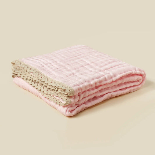 Rose / 105 x 105 cm Plaid Cosy Bébé