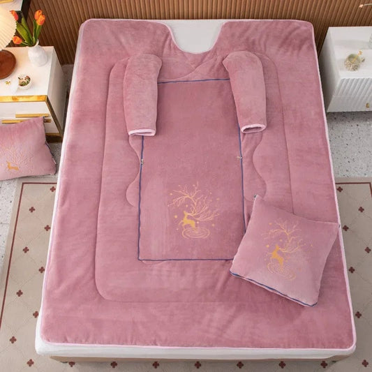 Rose / 120 x 160 cm Sweat Plaid Géant