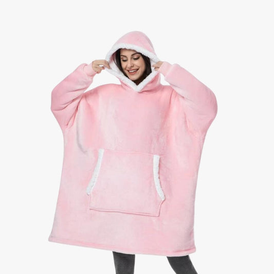 Rose Sweat Plaid Femme Rose