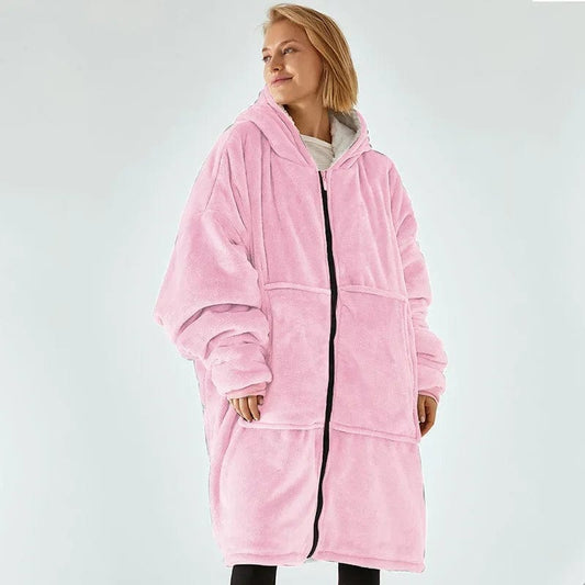 Rose Sweat Plaid Zip