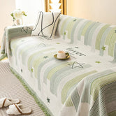 Vert / 180 x 150 cm Plaid Canapé Grande Dimension